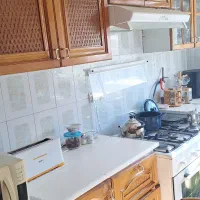 کابینت فلزی با درب تمام چوب