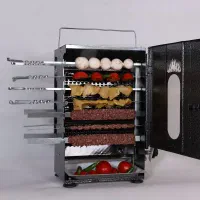 کباب پز بدون دودآپارتمانی دارای سیخ گردان اتوماتیک