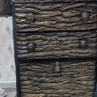 درآور کشویی چوبی  و ساعت ست