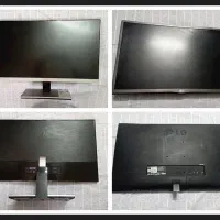 دو مانیتور 23 و 24 اینچ LG و AOC صفحه نمایش شکسته