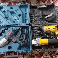 سنگ فرز دریل و بکس برقی