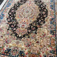 فرش جفت ۶متر تبریز خطیبی گلدانی چله،حاشیه ابریشم|فرش|تهران, آبشار تهران (دریاچه)|دیوار