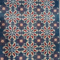 پشتی دستباف اصیل ورامین ذرتی رنگ|فرش|قرچک, باقرآباد|دیوار