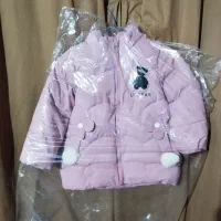 کاپشن دخترانه نو نو رنگ صورتی جذاب و بسیار گرم