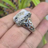 انگشتر مردانه عقیق بهاره