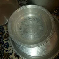 قابلمه و تشت و آبکش روحی نو وسالم|ظروف پخت‌وپز|رودهن, |دیوار