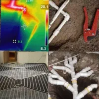 نشت یابی تصویری تعمیرات لوله کشی تشخیص ورفع نشت