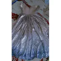 لباس مجلسی نقره ای