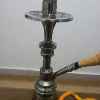 قلیون تنه برنج برنجی|کلکسیون و سرگرمی|هشتگرد, هشتگرد قدیم|دیوار