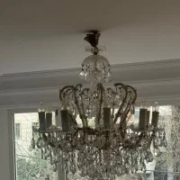 لوستر کریستال ۱۰ شاخه|لوستر و چراغ آویز|تهران, قلهک|دیوار