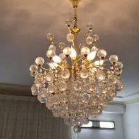 دو عدد لوستر کریستال