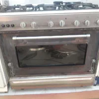 اجاق گاز فر دار ماشین شارژی