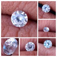 الماس ۱ قیراطی طبیعی سفید تراش گرد