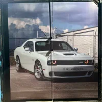 چاپ و نصب برچسب استیکر لمینت مش مات کن کاتر پلاتر