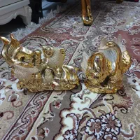 سینی ورساچه و مجسمه طلایی|مجسمه، تندیس، ماکت|شهریار, شهرک وائین|دیوار
