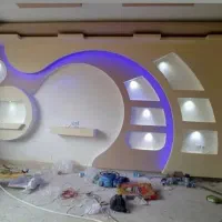 کناف کاری ،گچ کاری ، برق کاری