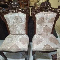 مبل ۹ نفره . تمیز  . جنس چوب عالی .