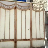 در آهنی سنگین حیاط سه لنگه|مصالح و تجهیزات ساختمان|اهواز, زیتون کارگری|دیوار