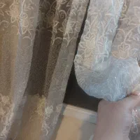 دو عدد پرده شاین پذیرایی زیبا در حد نو|پرده، رانر، رومیزی|تهران, امیریه|دیوار