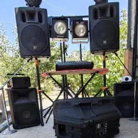 سیستم صوتی کامل با دوعدمیکروفن بیسیم|سیستم صوتی خانگی|فردیس, منظریه|دیوار