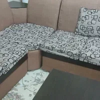 مبل۷ نفر ال|مبلمان خانگی و میز عسلی|قم, انسجام|دیوار