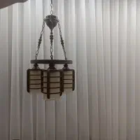 لوستر چوبی