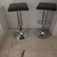 ۳ عدد صندلی  اوپن استیل جک دار
