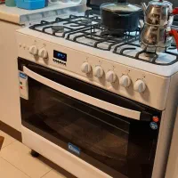 فر گاز ۵ شعله مارک ژیلبرتون ترک و نهارخوری و فرش