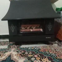 بخاری شومینه ای نو خیلی کم کار کرده