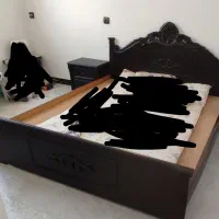 تخت دو نفره چوب روس