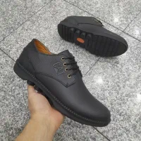 کفش محسن نیمه اسپرت تمام چرم طبیعی گاوی کد۳۹۴