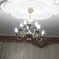 لوستر برنزی|لوستر و چراغ آویز|قزوین, |دیوار