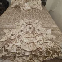 سرویس رو تختی دو نفره گیپور ساتن ترک