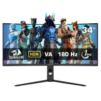 مانیتور34 اینچ منحنی ردراگون با گارانتی و با اقساط