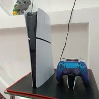 PS5 اسلیم دیجیتال دو دسته + پایه شارژر فول گیم