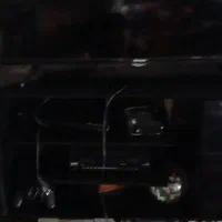 تلوزیون .میز تلوزیون و دوعدد گیرنده دیجیتال.