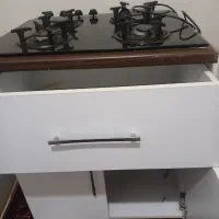 گاز رومیزی به همراه کابینت زیری|اجاق گاز و لوازم برقی پختوپز|محمدشهر, همایون ویلا|دیوار