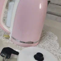 کتری برقی  بسیار زیبا رنگ صورتی ملیح|سماور، چای‌ساز، قهوه‌ساز|تهران, شهرک نفت|دیوار