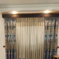 پرده سالن همراه کتیبه