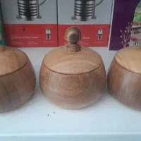 قندان و سینی چوب گردو تعداد محدود