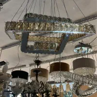 انواع لوستر در تولیدی لوستر سلطنتی offf|لوستر و چراغ آویز|اصفهان, شهرک کاوه|دیوار