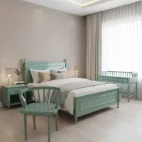 سرویس تختخواب دراور اینه میز تحریر ارایش کمد صندلی