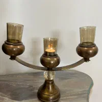 شمعدان سه شعله رومی