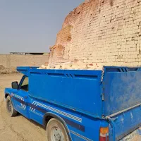 نخاله وانواع بارنیسان خاور ده تن ماسه آجر سیمان گچ|خدمات حمل و نقل|قم, آزادگان|دیوار