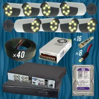 »دوربین مداربسته پکیچ اقتصادی تاحرفه ای