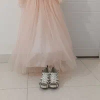 لباس عروس دخترانه همراه باکفش