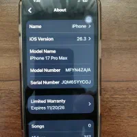 Iphone 17 pro max zaa|موبایل|تهران, وصفنارد|دیوار