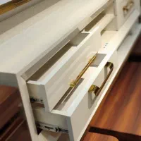 ست کامل آینه کنسول و جاکفشی MDF براق|بوفه، ویترین، کنسول|الوند, |دیوار