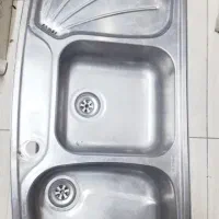 سینک دو لگن استیل البرز