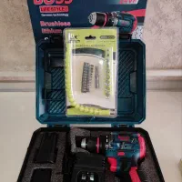 دریل شارژی 24 ولت اصلی با پک سری وتبدیل آره عمودبر